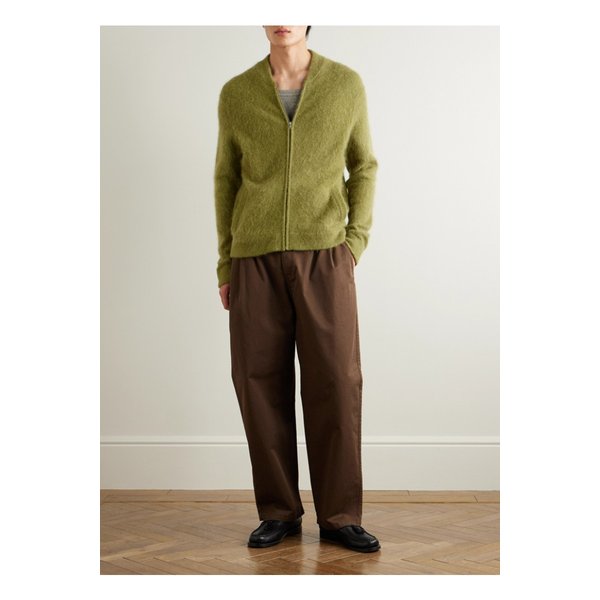 NN.07 보리스 60012 알파카 혼방 집업 가디건 그린 46376663162895767