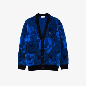 라코스테 [시흥점] 남성 플라워 자카드 가디건 AH2923-54N