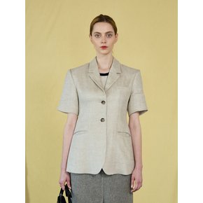 Tullip herringbone-linen jacket