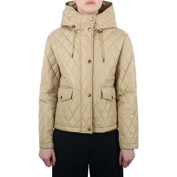 [시흥점] 26SS 크롭 퀼팅 나일론 후드 자켓 (8113116)