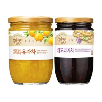  복음자리 유자차 620g +배도라지차 470g