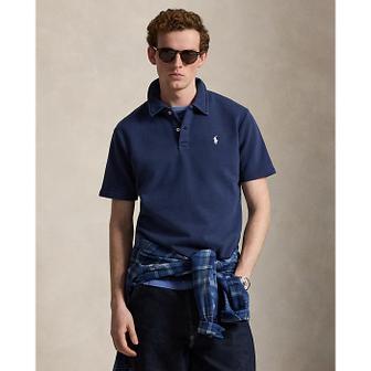 폴로 랄프 로렌 남성 루프백 플리스 폴로 칼라 스웨트셔츠(MNPOKNI1N823408410)