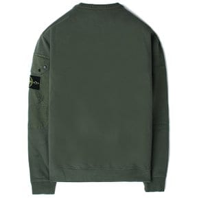 24FW 스톤 포켓 와펜 기모 맨투맨 카키그린 811563920 V0059