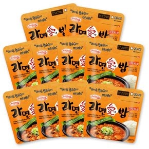 라면애밥 김치찌개 10개 세트 전투식량 비상식량 간편식 등산캠핑