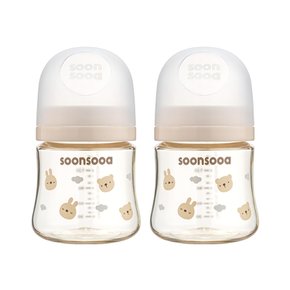 트윈팩 PPSU 젖병 160ml 노꼭지