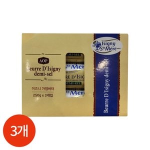  이즈니 AOP 가염버터롤 250g x 3개