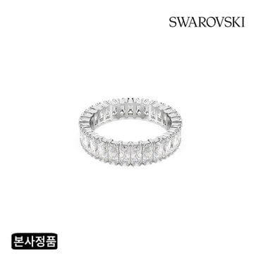스와로브스키 [본사정품/쇼핑백증정] Matrix 실버 톤 반지 5714335_5714334_5714332
