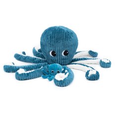 Octopus Mom&Baby Blue