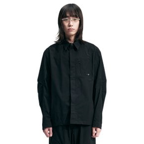 ZIPPER POCKET SHIRT (BLACK)