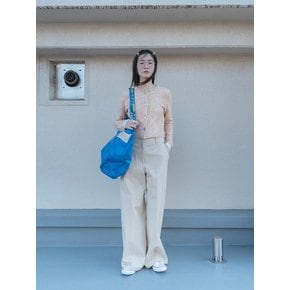 COTTON BLEND WIDE PANTS_LIGHT BEIGE