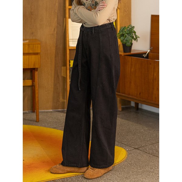 DD_Black casual pants