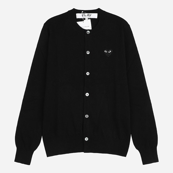 [시흥점] 6S AX N023 051 1 블랙 하트 니트 가디건 블랙