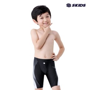 스키즈 남아 사각 5부 실내수영복바지 블랙 아동 주니어 SC5BS502PBK