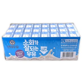 코스트코 연세우유 소화가 잘되는 락토프리 멸균우유 190ml x 24팩