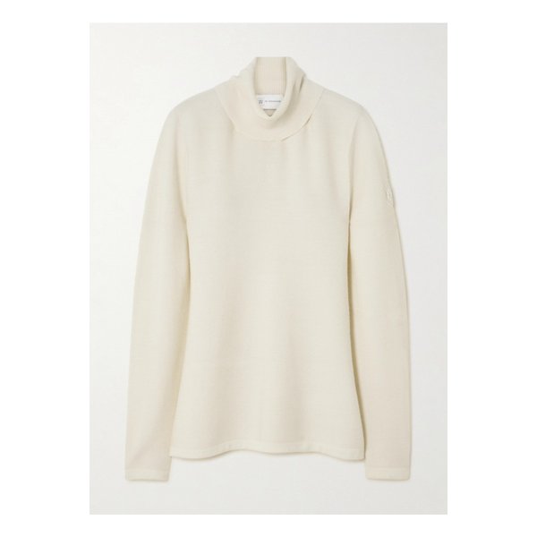 위 노르웨지안 우브달 메리노 울 터틀넥 스웨터 아이보리 1647597343143342