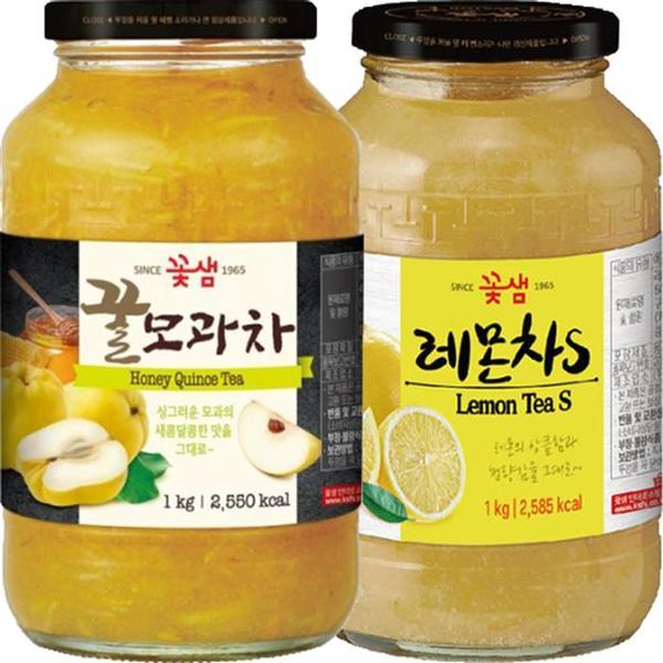 꽃샘 꿀모과차 1kg+레몬차S 1kg (S12061354)