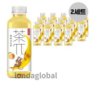 차파이 복숭아 우롱차 차음료 500ml 30개