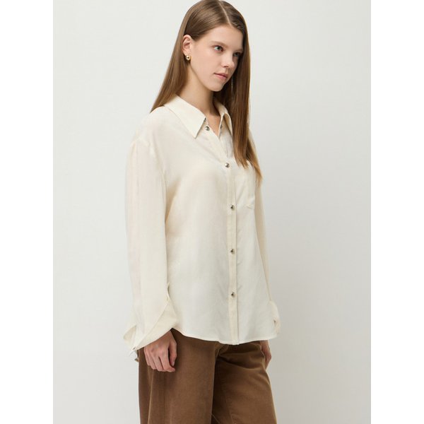 리치 코듀로이 제천 끈 셔츠_SAWS33561IV