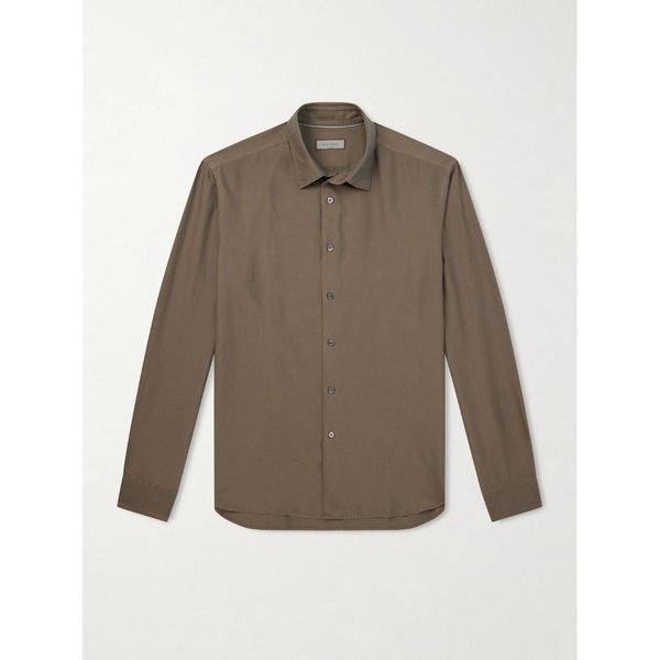 가먼트 다이 코튼 실크 블렌드 셔츠 46376663163003739