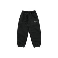 KIDS BASIC LOGO PANTS BLACK 키즈조거팬츠 베이직로고 블랙