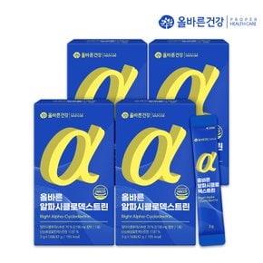올바른 리얼 알파시클로덱스트린 3g 14포 4박스/ 알파CD / 제로파우더
