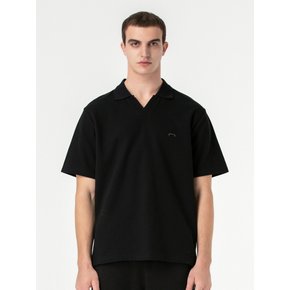 [코엑스몰] 반팔티 V-NECK POLO SHIRT-BLACK