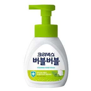 크리넥스 버블 핸드워시 용기 힐링그린향 250ml