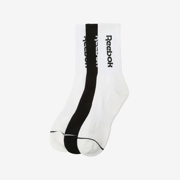 리복 데일리 롱삭스 3PACK - 화이트:화이트:블랙 RESS5EY03WT