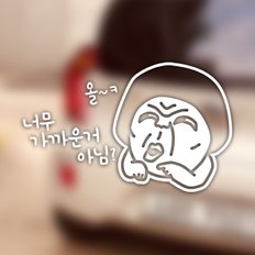 초보운전 포인트 스티커 너무 가까운뎅