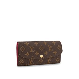 LOUIS VUITTON 에밀리 월릿 장지갑 모노그램 푸시아 M60697 M60697