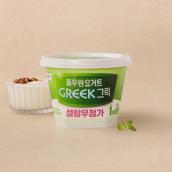다논 그릭 달지않은 플레인 400g