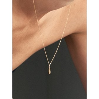 룬느 14k 솔리드 레인드롭 롱 목걸이 (14k골드) LFN22