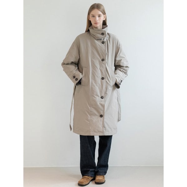 Oversized Single Padded Jacket_2color