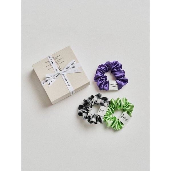 A woman`s Baby scrunchie 3set - saki limited edition
