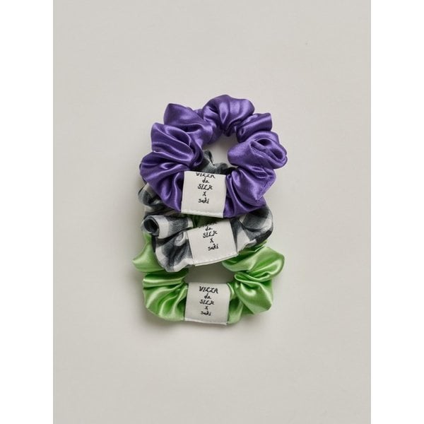 A woman`s Baby scrunchie 3set - saki limited edition