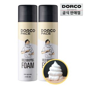 페이스 대용량 마일드 휘핑 쉐이빙폼 250ml 2개