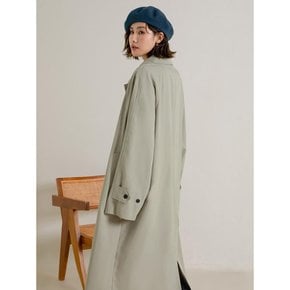 LS_Long lapel trench coat_FILMY GREEN