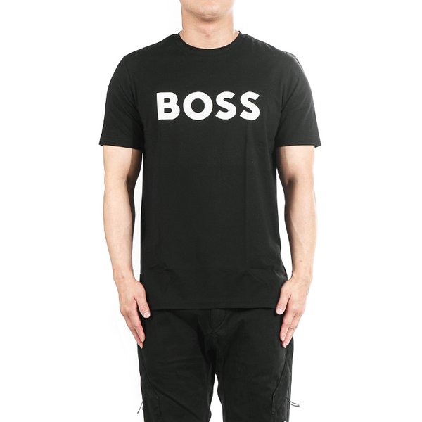 [부산점] 로고 50481923 001 보스 반팔 티셔츠 휴고보스 반팔 티