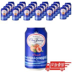 오늘출발 일화 초정탄산 복숭아 350ml 24개