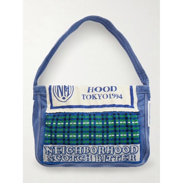 네이버후드 뉴페이퍼 모드 아플리케 테리 트리밍 코튼 캔버스 토트백 46376663162915382