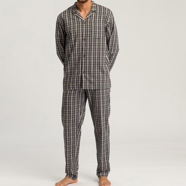 한로 코지 컴포트 L/SLV 남성 파자마 상하의 세트 (essential stripe 75724)HANRO KOREA