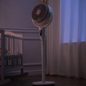 Midea 강력하고 깨끗한바람 먼지필터 써큘레이터 베이지/9단풍속 BLDC 저소음선풍기 서큘레이터