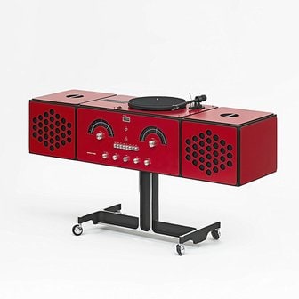 게이즈샵 Brionvega rr-226 Radiofonografo Red 브리온베가 라디오포노그라포 블루투스 LP 라디오