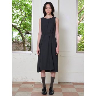구호 플러스 Sleeveless Wrap Dress  Ash (KE5871M014)