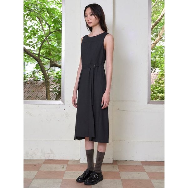 Sleeveless Wrap Dress  Ash (KE5871M014)