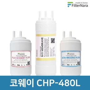 코웨이 CHP-480L 고품질 정수기 필터 호환 전체 세트