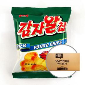 (박스)감자알칩 27g 40입 대용량 간식 업소 식당용 옛날과자