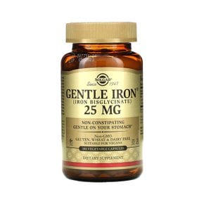 젠틀 철분 25mg 180캡슐