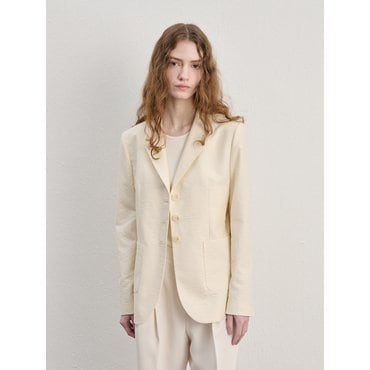 써누스 OUT954 SS CN 3 BUTTON OUT POKET - IVORY