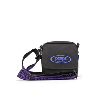 PEEPS(핍스) tiny logo cross bag(black)